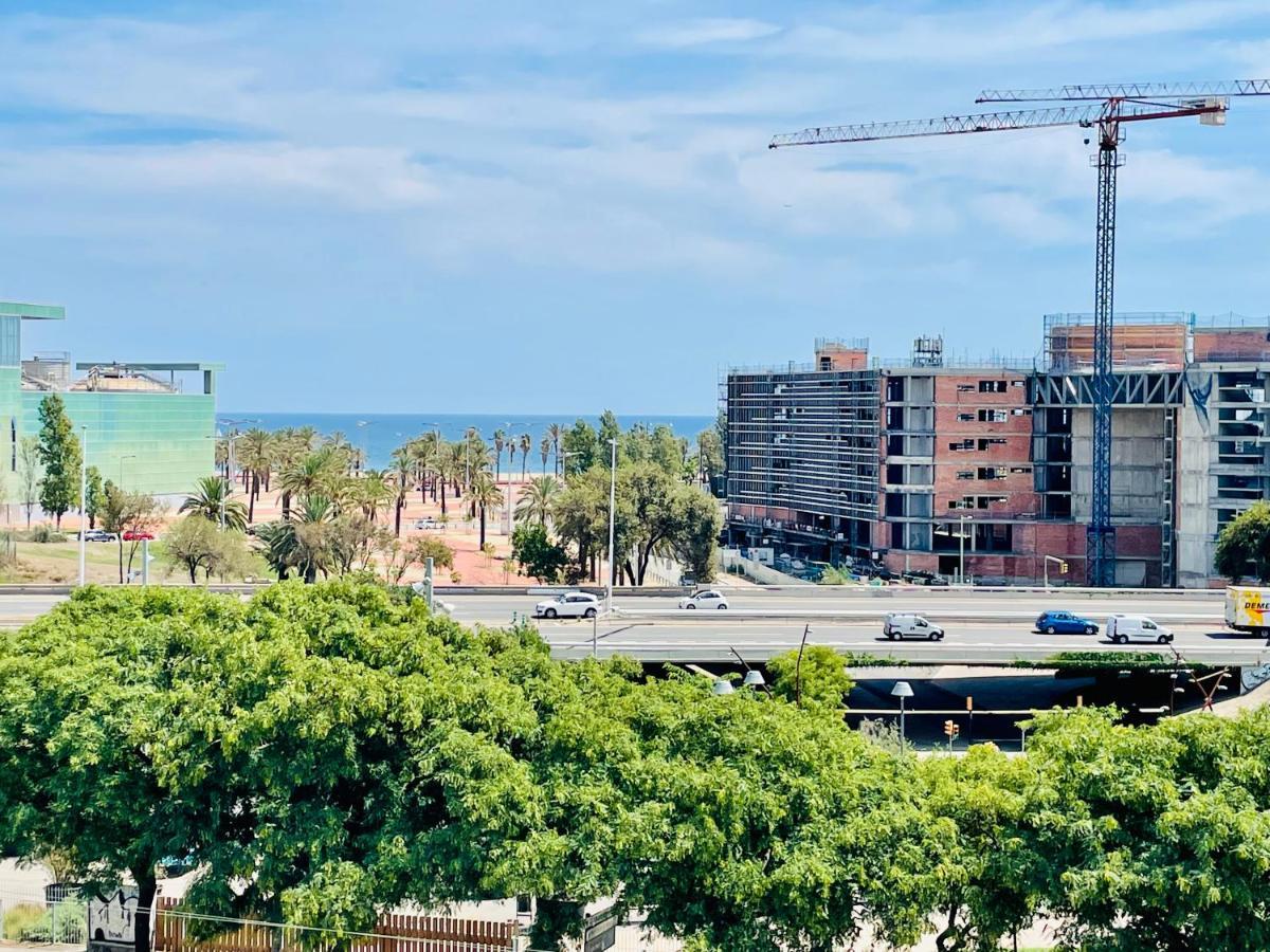 Forum De Barcelona Sea View Apartment With Garage Parking Sant Adria de Besos Eksteriør bilde